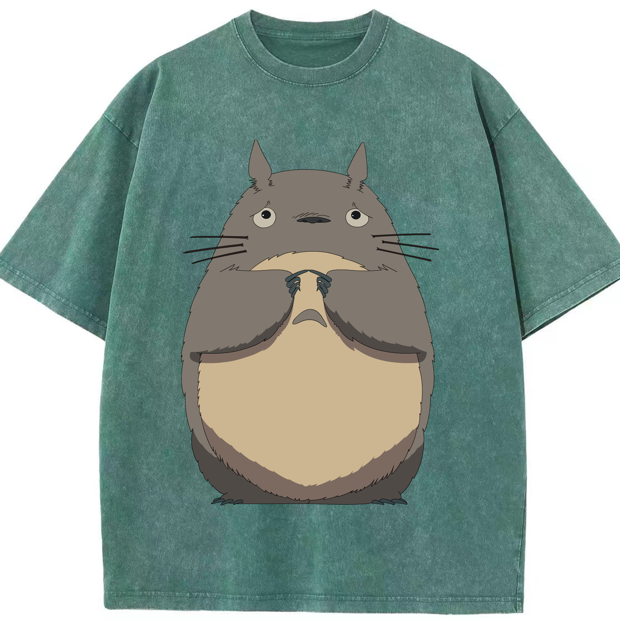 （画像用） となりのトトロ 草壁メイ 草壁サツキ My Neighbor Totoro Satsuki Kusakabe Mei Kusakabe 綿100% ヴィンテージ風 半袖Tシャツ（フロントプリント）